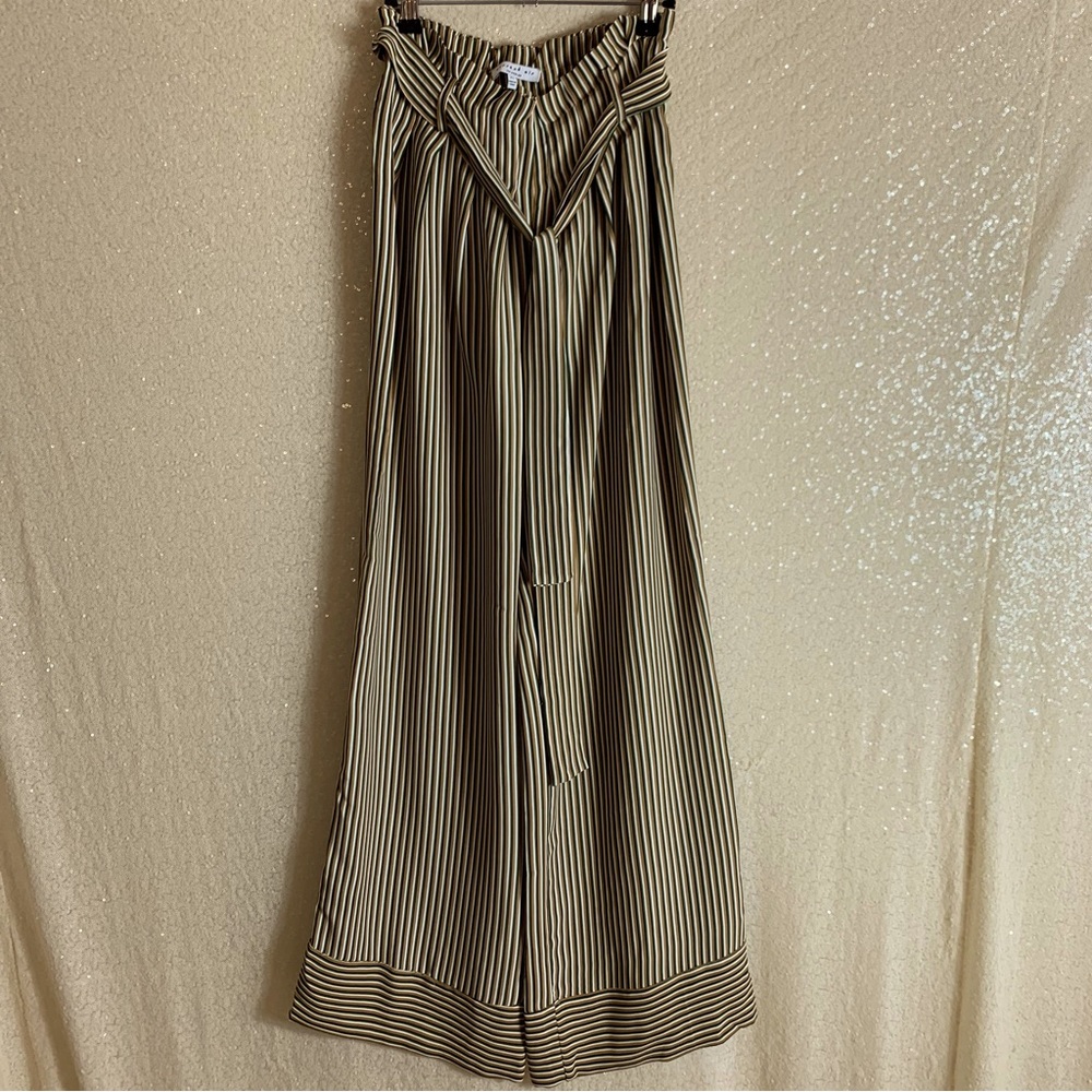 Current Air Los Angeles Striped Wide Leg Palazzo Pants XS